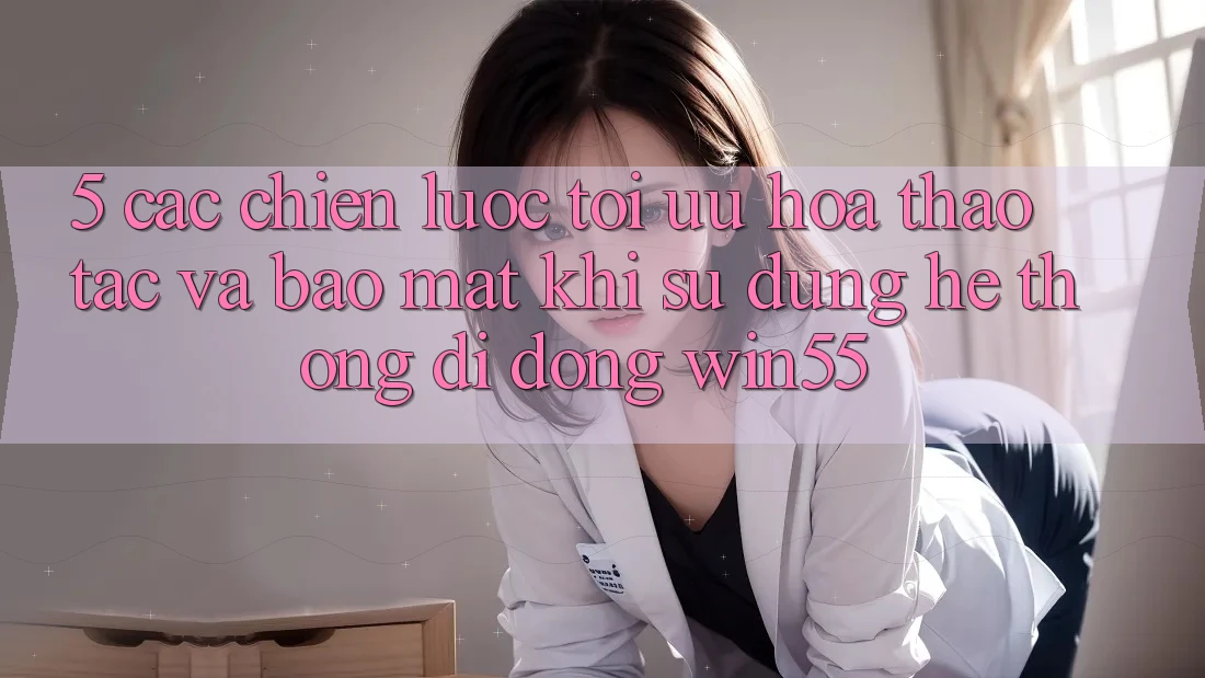 5. Các Chiến Lược Tối Ưu Hóa Thao tác Và Bảo Mật Khi Sử Dụng Hệ thống di động Win55