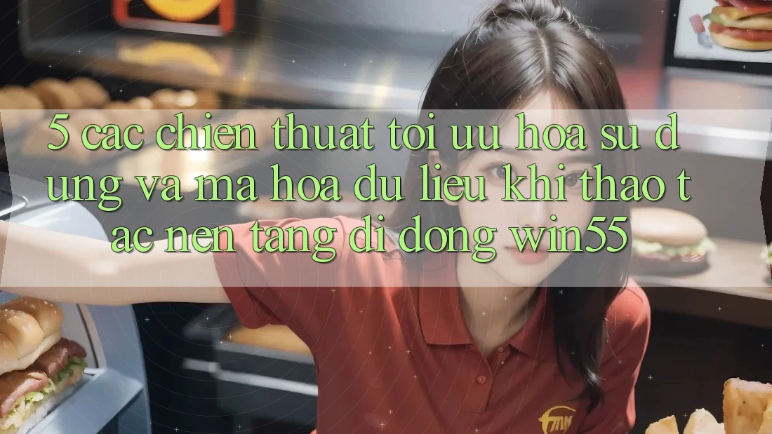5. Các Chiến thuật Tối Ưu Hóa Sử dụng Và Mã hóa dữ liệu Khi Thao tác Nền tảng di động Win55 5. Các Chiến thuật Tối Ưu Hóa Sử dụng Và Mã hóa dữ liệu Khi Thao tác Nền tảng di động Win55