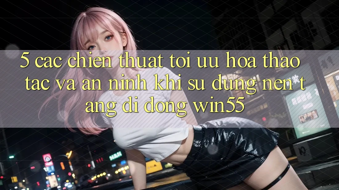 5. Các Chiến thuật Tối Ưu Hóa Thao tác Và An ninh Khi Sử Dụng Nền tảng di động Win55 5. Các Chiến thuật Tối Ưu Hóa Thao tác Và An ninh Khi Sử Dụng Nền tảng di động Win55