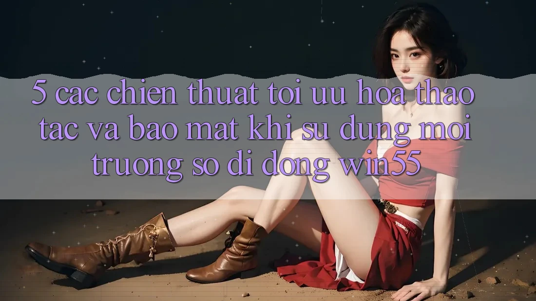 5. Các Chiến thuật Tối Ưu Hóa Thao tác Và Bảo Mật Khi Sử Dụng Môi trường số di động Win55 5. Các Chiến thuật Tối Ưu Hóa Thao tác Và Bảo Mật Khi Sử Dụng Môi trường số di động Win55