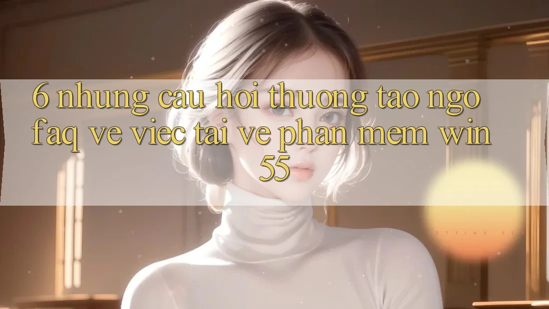 6. Những Câu Hỏi Thường Tao ngộ (FAQ) Về Việc Tải về Phần mềm Win55 6. Những Câu Hỏi Thường Tao ngộ (FAQ) Về Việc Tải về Phần mềm Win55