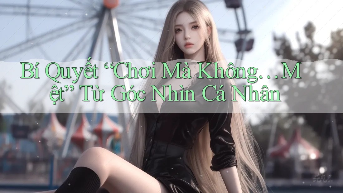 Bí Quyết “Chơi Mà Không… Mệt” Từ Góc Nhìn Cá Nhân Bí Quyết “Chơi Mà Không… Mệt” Từ Góc Nhìn Cá Nhân