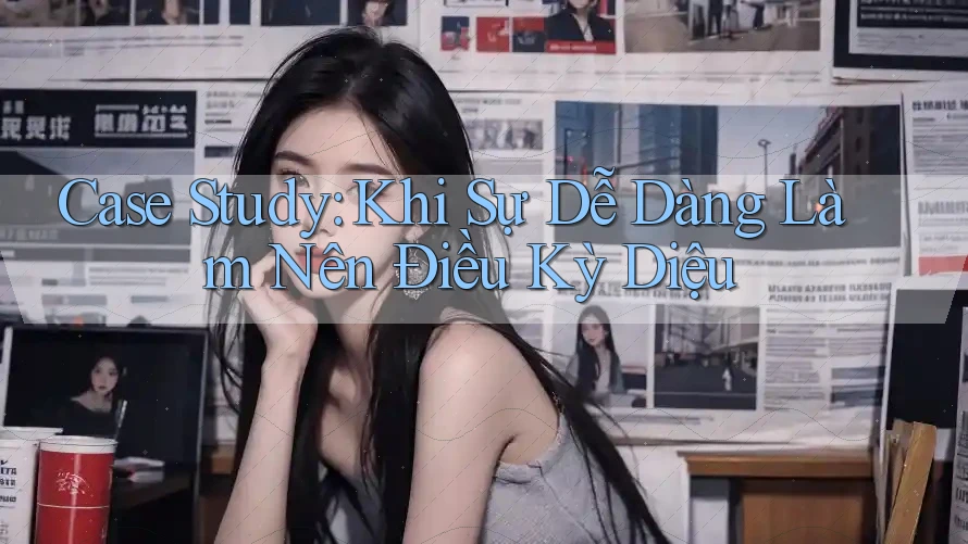 Case Study: Khi Sự Dễ Dàng Làm Nên Điều Kỳ Diệu Case Study: Khi Sự Dễ Dàng Làm Nên Điều Kỳ Diệu