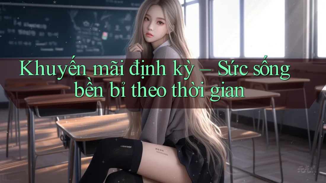 Khuyến mãi định kỳ – Sức sống bền bỉ theo thời gian Khuyến mãi định kỳ – Sức sống bền bỉ theo thời gian