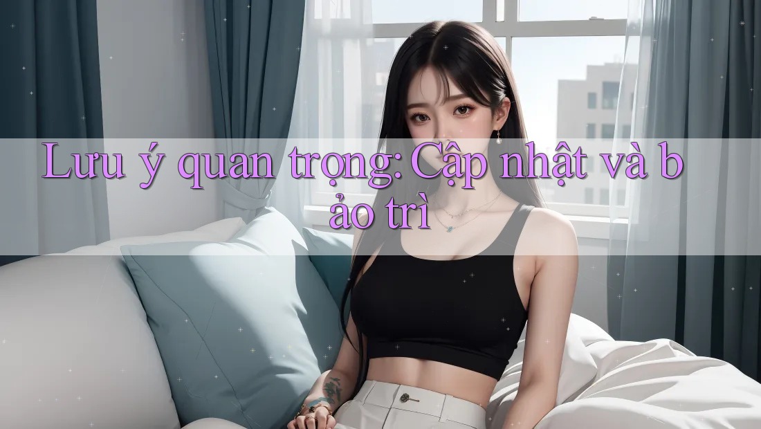 Lưu ý quan trọng: Cập nhật và bảo trì