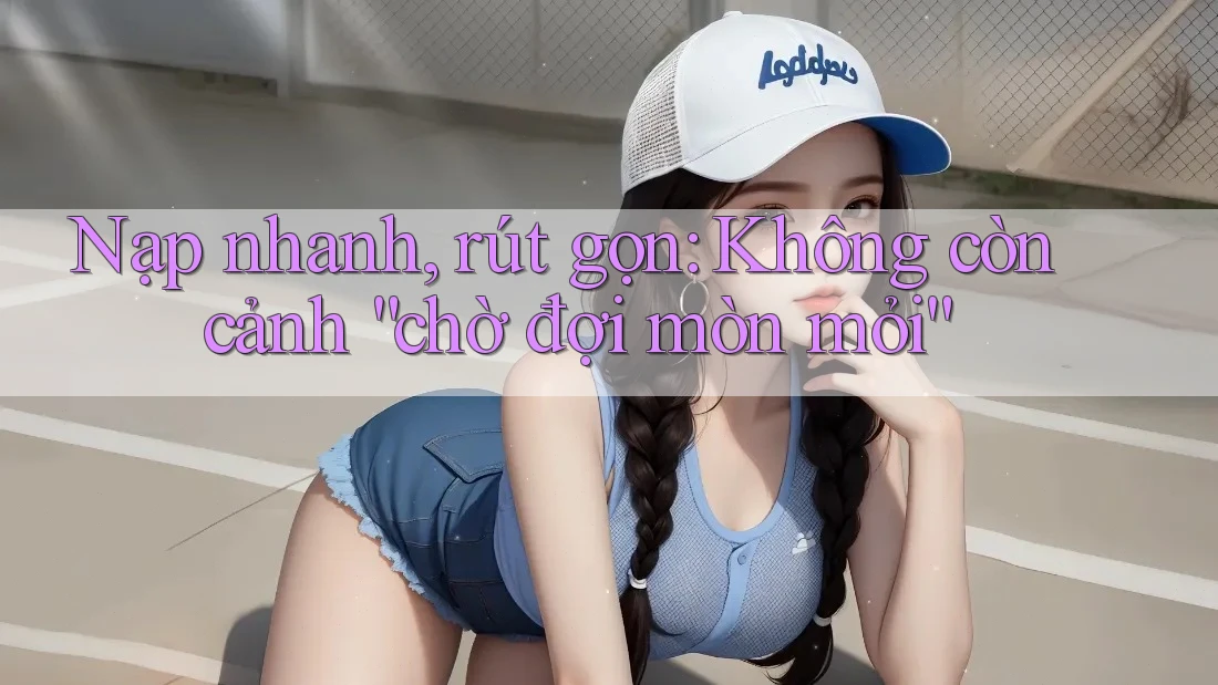 Nạp nhanh, rút gọn: Không còn cảnh “chờ đợi mòn mỏi” Nạp nhanh, rút gọn: Không còn cảnh “chờ đợi mòn mỏi”