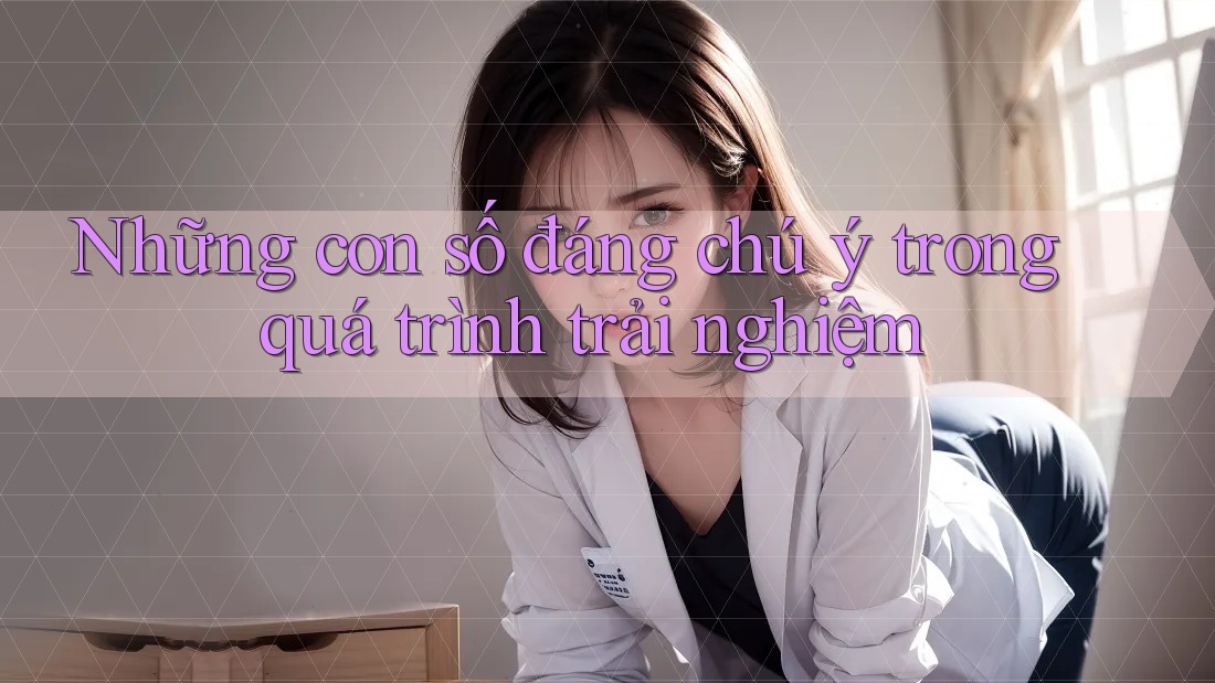 Những con số đáng chú ý trong quá trình trải nghiệm Những con số đáng chú ý trong quá trình trải nghiệm