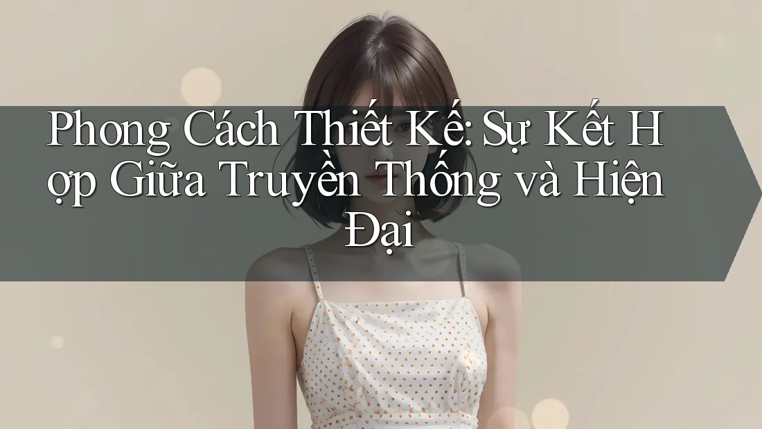 Phong Cách Thiết Kế: Sự Kết Hợp Giữa Truyền Thống và Hiện Đại Phong Cách Thiết Kế: Sự Kết Hợp Giữa Truyền Thống và Hiện Đại