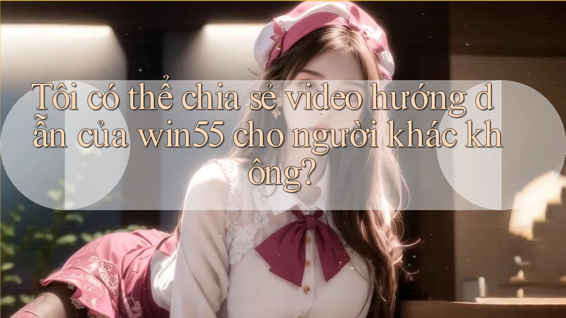 Tôi có thể chia sẻ video hướng dẫn của win55 cho người khác không?