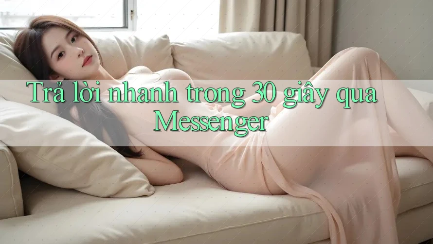 Trả lời nhanh trong 30 giây qua Messenger Trả lời nhanh trong 30 giây qua Messenger