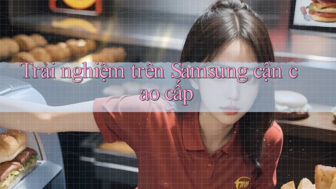 Trải nghiệm trên Samsung cận cao cấp Trải nghiệm trên Samsung cận cao cấp