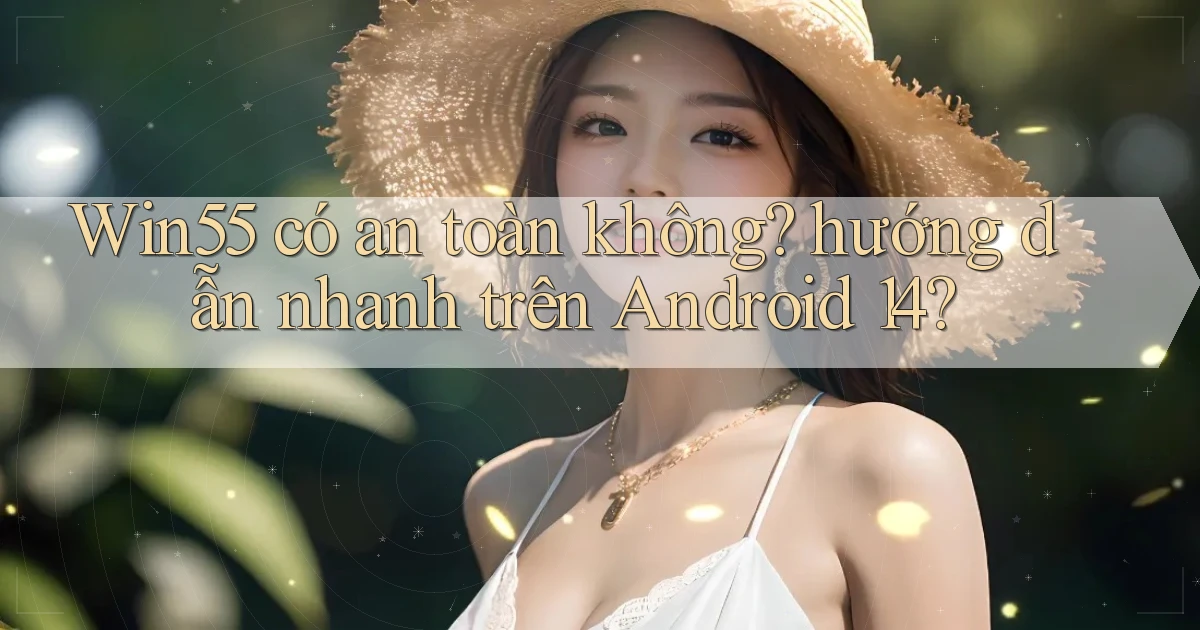 Win55 có an toàn không hướng dẫn nhanh trên Android 14