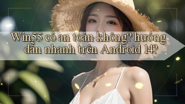 Win55 có an toàn không hướng dẫn nhanh trên Android 14