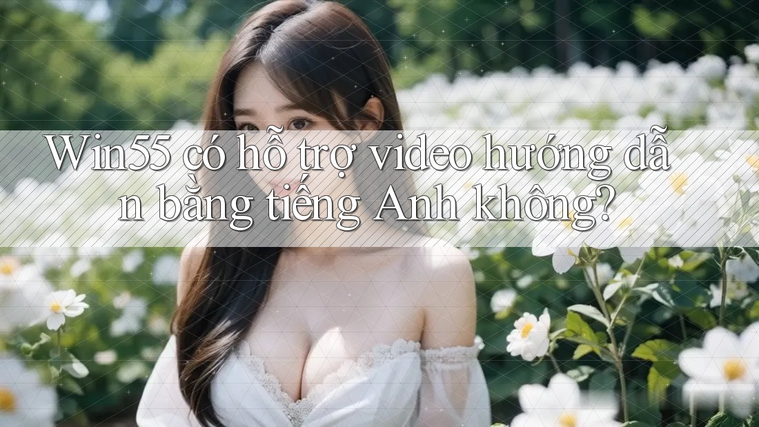 Win55 có hỗ trợ video hướng dẫn bằng tiếng Anh không?
