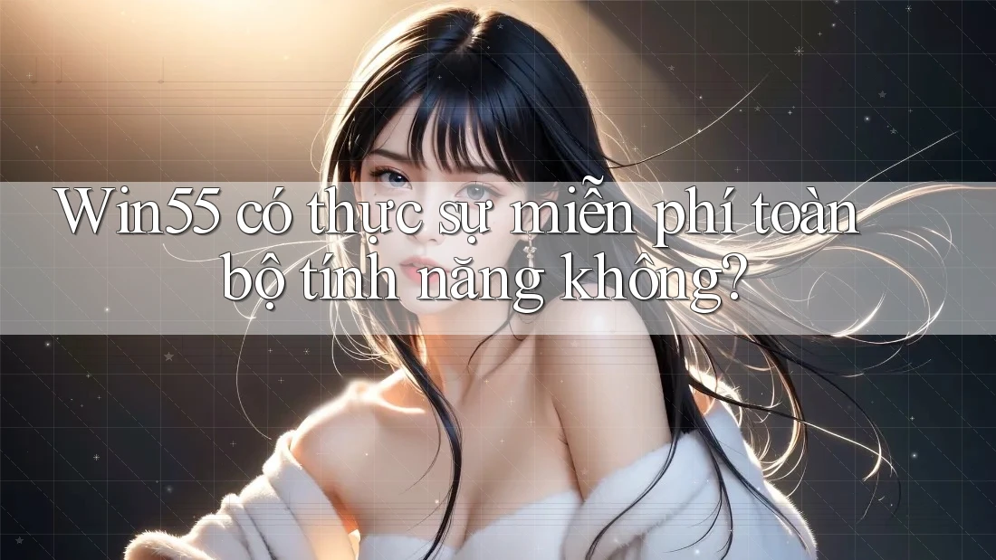 Win55 có thực sự miễn phí toàn bộ tính năng không? Win55 có thực sự miễn phí toàn bộ tính năng không?