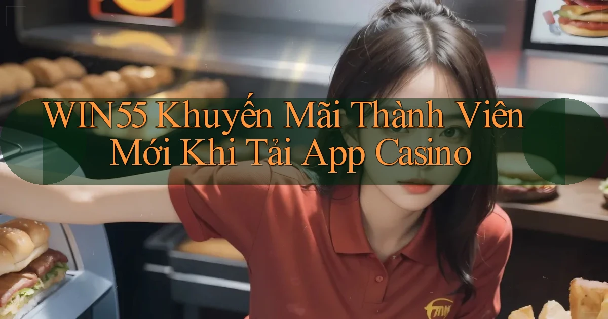 win55  khuyến mãi thành viên mới khi tải app casino